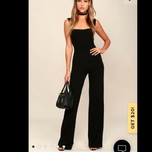 Lulus square neck jumpsuit
